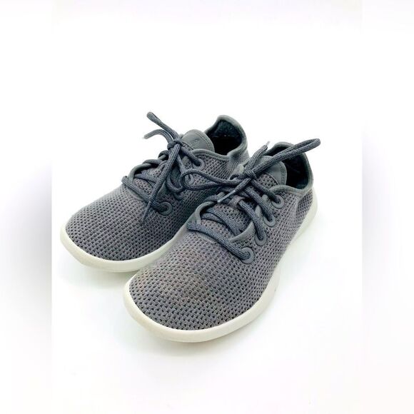 ALLBIRDS TR Tree Runner Sneakers Gray Casual Shoes Womens 7 Mesh Lace Up - Picture 1 of 6